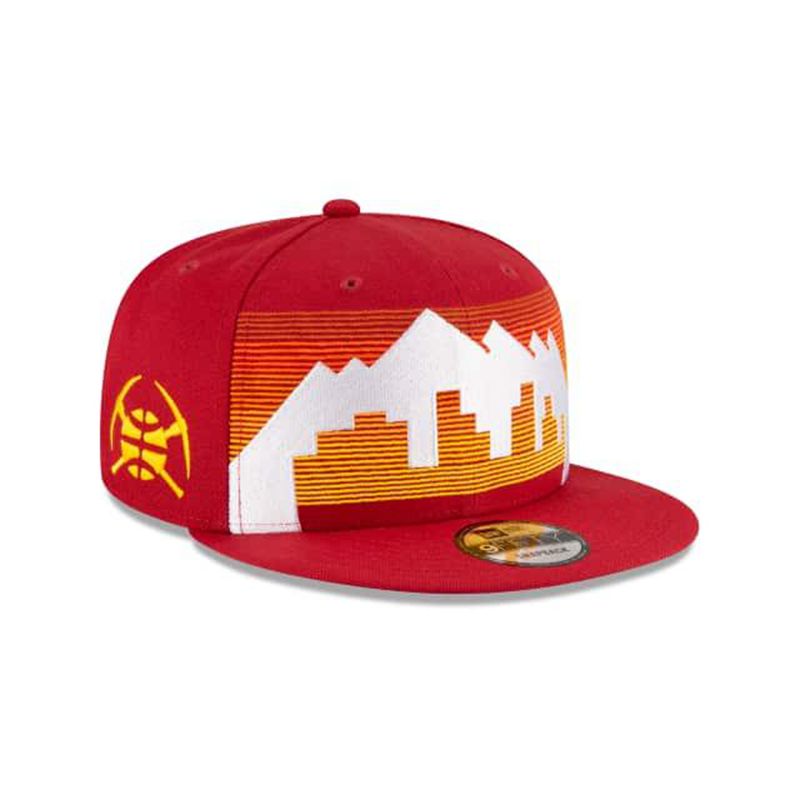 NBA Denver Nuggets City Edition 9Fifty Snapback (KXP4531) - Red New Era Caps